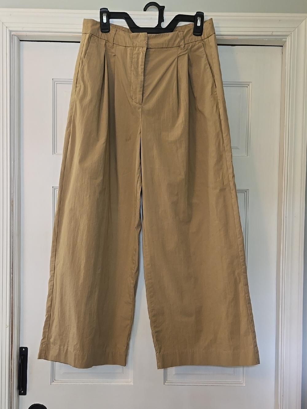 Old Navy Petite Extra High-Rise Wide Leg Trousers — Khaki/Tan